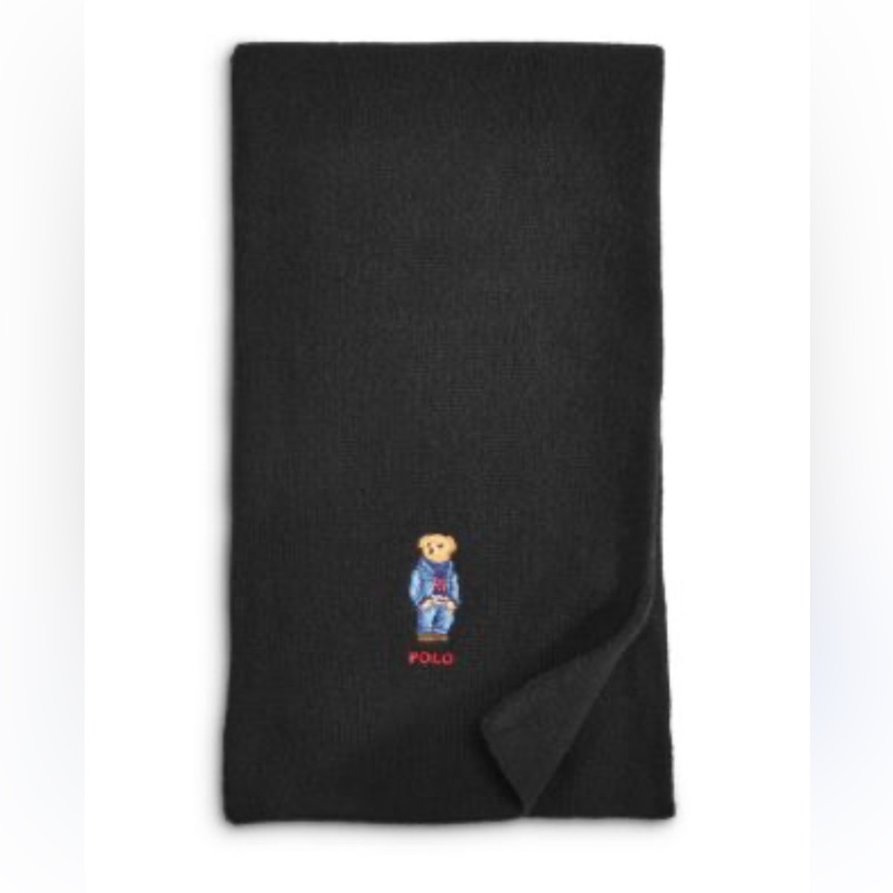 POLO wool cashmere blend scarf